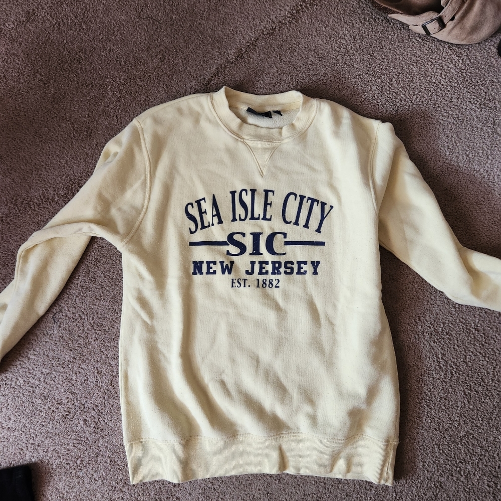 Ocean City Yellow Crewneck